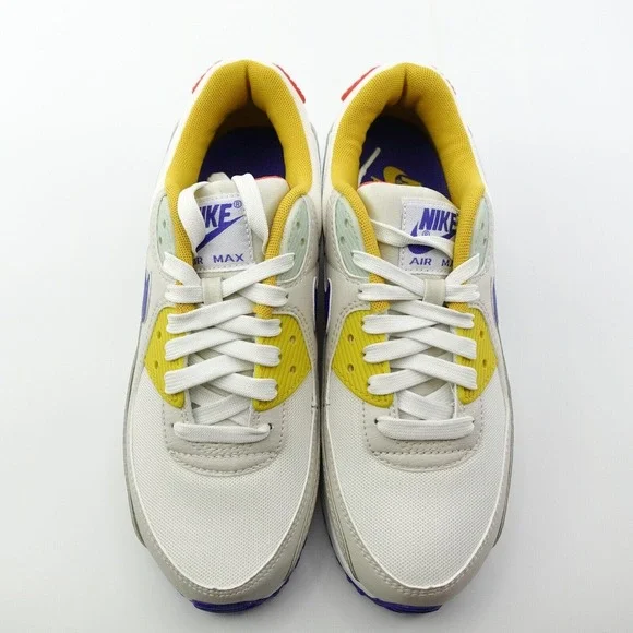 Nike Air Max 90 Women's Size 7 Sneakers 'Summit White' Multi-Color DA8726-100 - Picture 6 of 11